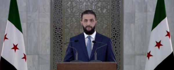 الشرع يوجه كلمة للشعب السوري: تحررت البلاد وفرح العباد