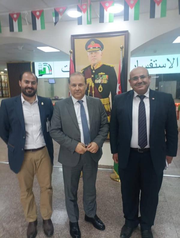 عمدة معان ينقل مطالب المدينة لوزارة الاشغال