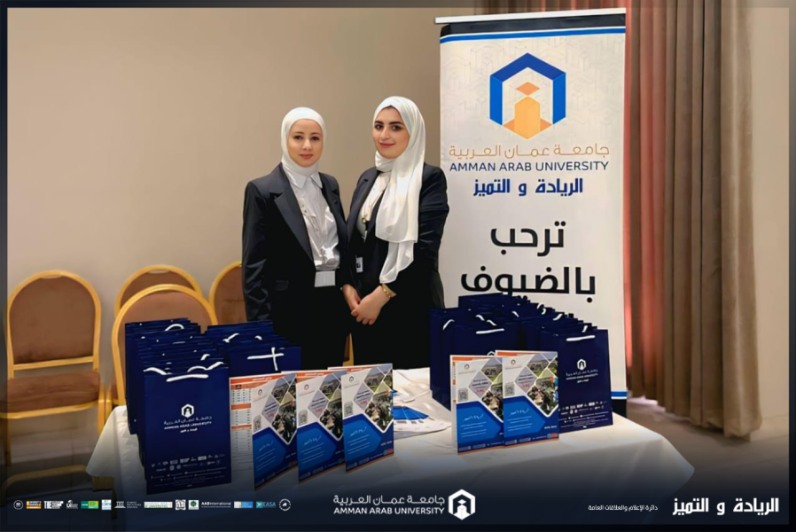 دائرة التسويق في جامعة عمان العربية تشارك في معرض الجامعات – أكاديمية خليل الرحمن