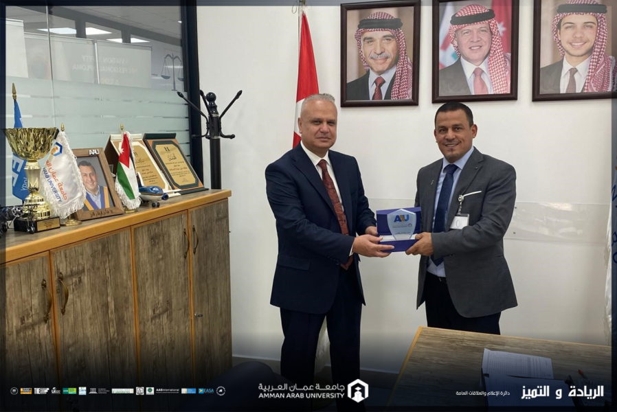 كلية علوم الطيران في عمان العربية تستضيف الخريج ابو صهيون للمشاركة بمحاضرة لطلبة وخريجي الكلية