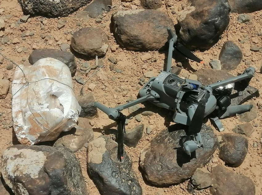 الجيش يحبط تهريب مواد مخدرة بواسطة درون في المنطقة الشرقية