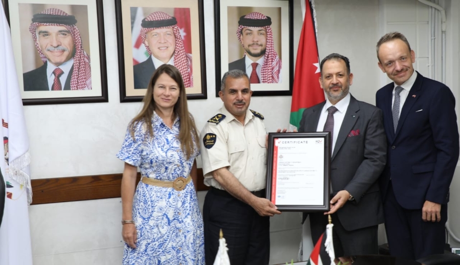 الجمارك الاردنية تحصل على شهادة الايزو الدولية  ISO 27001 الخاصة بإدارة أمن المعلومات بنسختها الجديدة