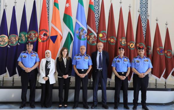 مدير الأمن العام يبحث مع الوطني لحقوق الإنسان تعزيز أطر التعاون