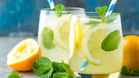 طريقة عمل عصير ليمون بالنعناع