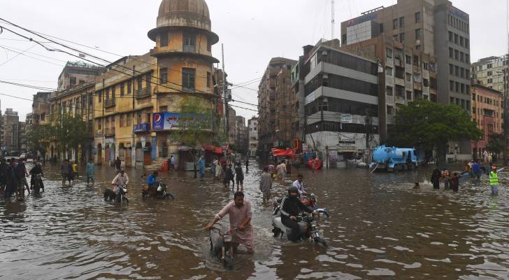 باكستان: الأمطار الموسمية والعواصف تودي بحياة 18 شخصًا