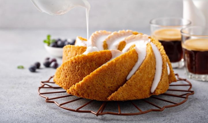 كيكة الحليب الساخن