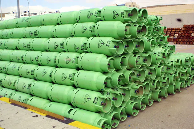 انخفاض الطلب على أسطوانات الغاز إلى النصف