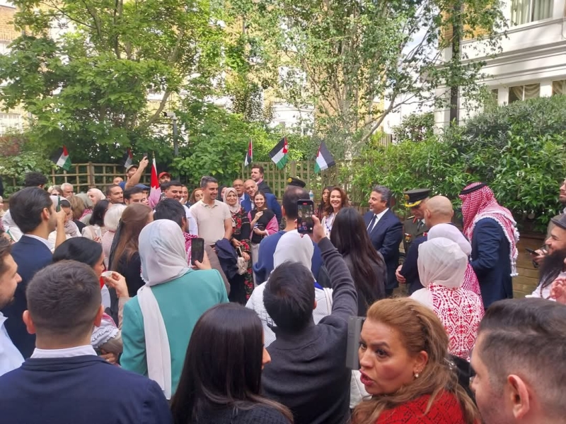 الجالية الأردنية في بريطانيا تحتفل بعيد الاستقلال