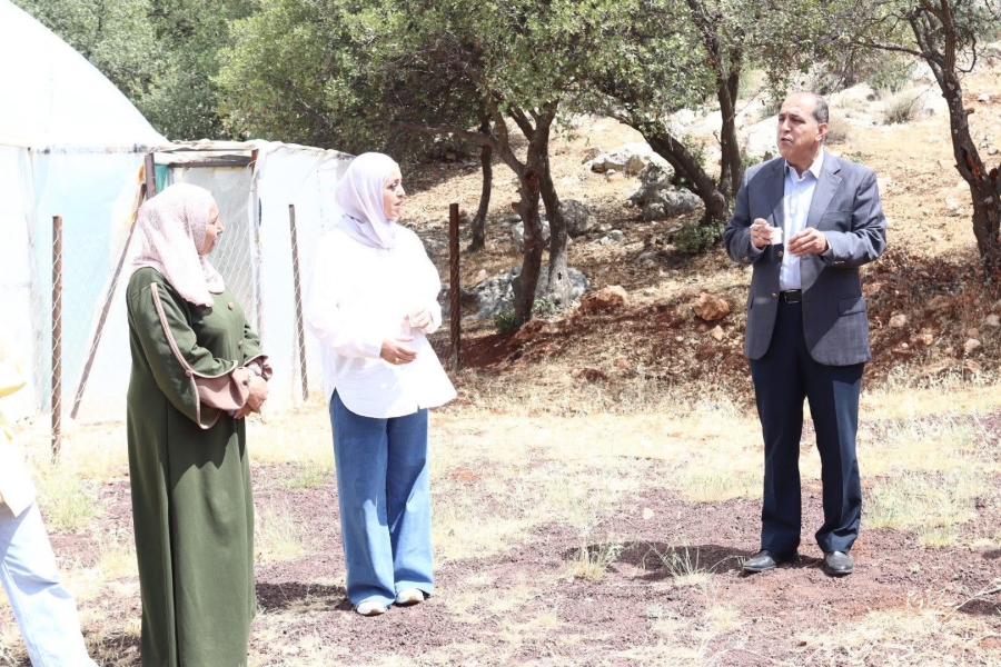 زراعة جرش تطلق المدرسة الحقلية الثالثة في قضاء برما