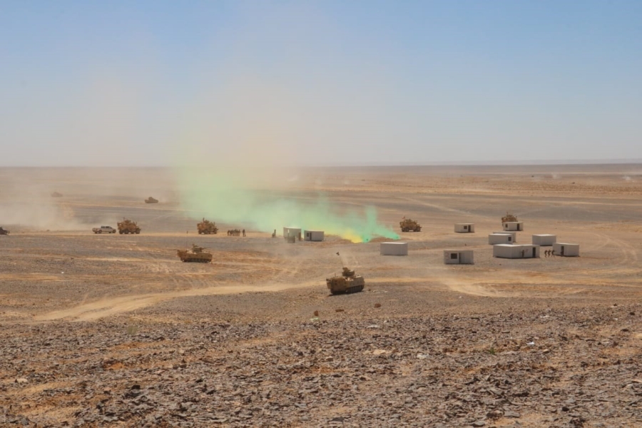 اختتام فعاليات التمرين التعبوي Desert tempest مع الجانب الأمريكي