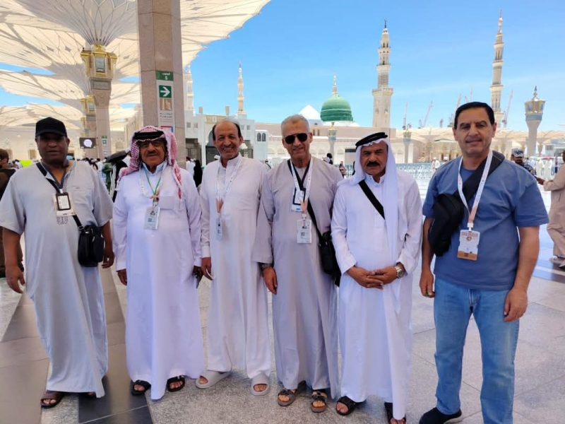 بعثة حج الأمن العام تصل المدينة المنورة