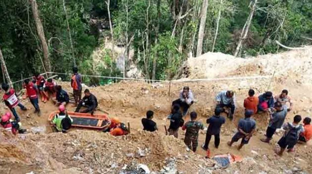 إندونيسيا: قتلى وعالقون بانهيار صخري في محجر