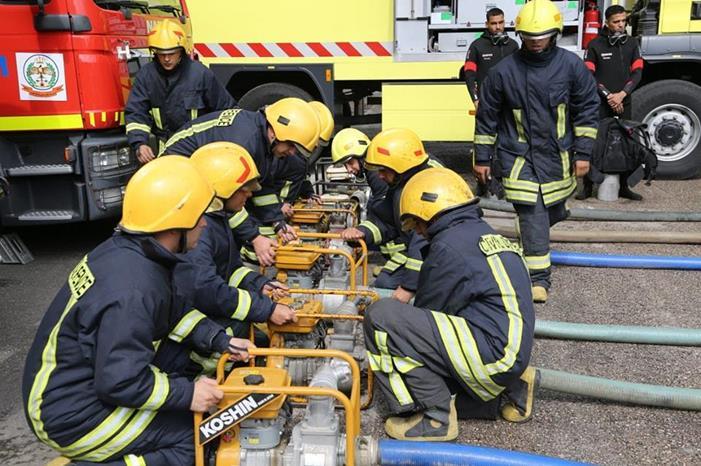 حريق في مركبة كهربائية أثناء شحنها بمنطقة ماركا الشمالية