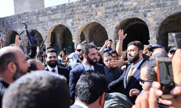 الشرع يزور درعا جنوب سوريا لأول مرة