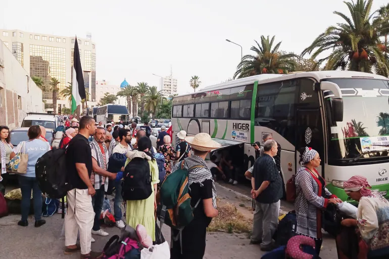 أكثر من ألف مشارك .. الصمود تنطلق من تونس لكسر حصار غزة