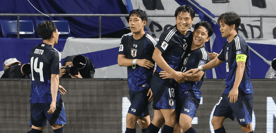 اليابان تنهي مشوار التصفيات بفوز عريض على إندونيسيا