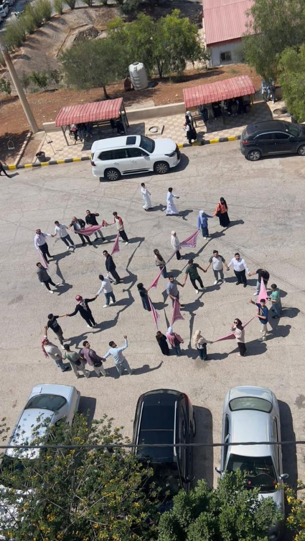 شؤون الطلبة في جرش تقيم فعاليات بمناسبة عيد الجلوس الملكي