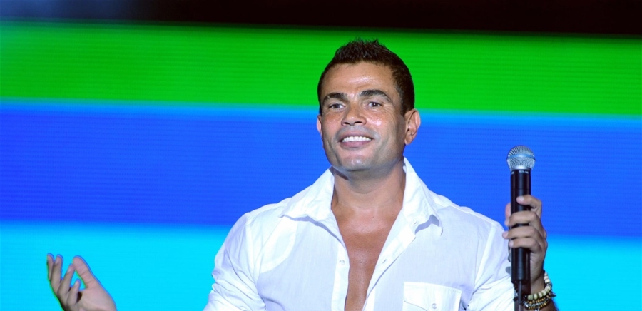 عمرو دياب يشرف على تسجيل أغنية ابنته جنا