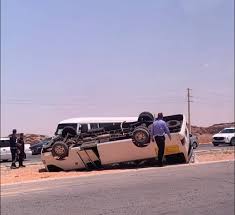 الأمن العام: سحب غير آمن يتسبب حافلة ركاب القويرة