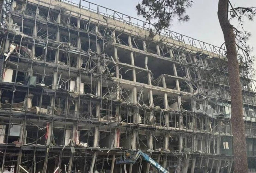 احتراق مختبر وانهيار طوابق بمعهد وايزمن