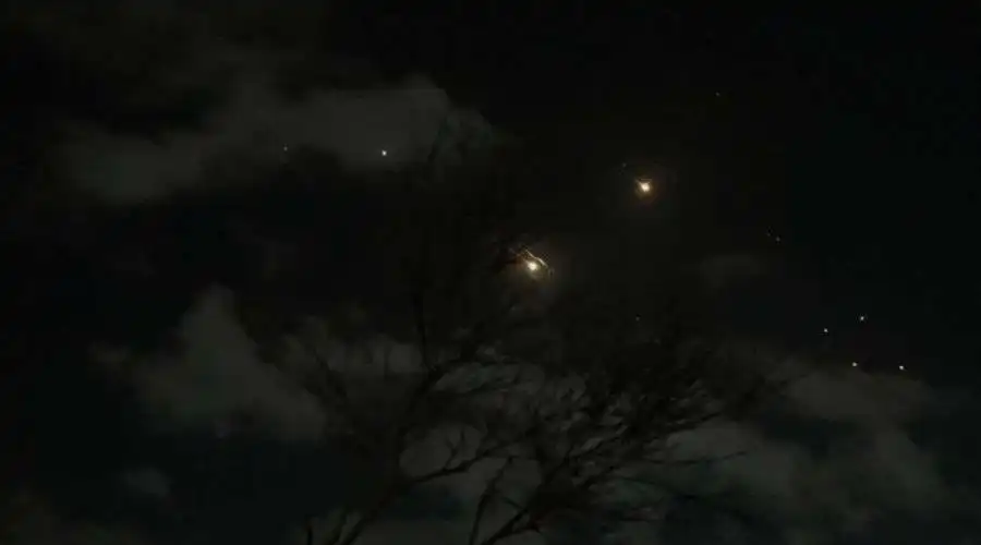 رصد أجسام طائرة في سماء الأردن