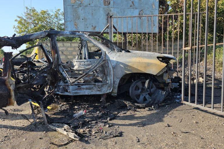 مسيرة إسرائيلية تستهدف سيارة بجنوب لبنان