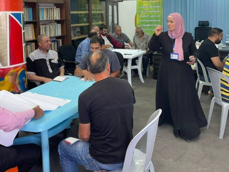 زراعة بني كنانة تنفذ الجلسة الثانية لمدرسة زراعة نبات الازولا