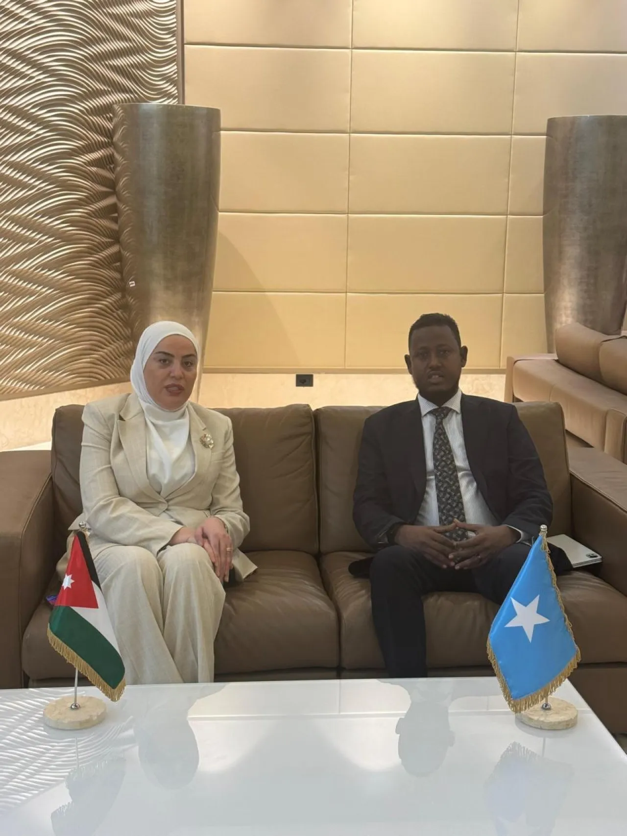 ‏بني مصطفى تبحث في لقاءات وزارية آفاق التعاون المشترك