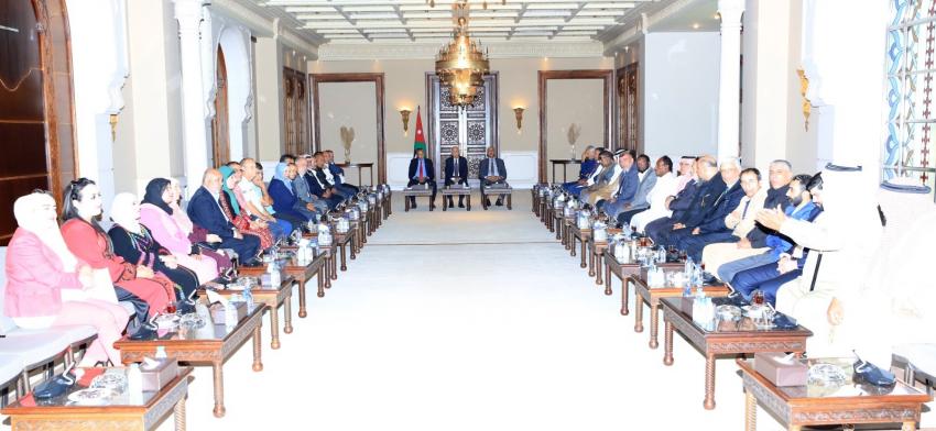 العيسوي يلتقي وفدي إربد أجمل وبصمة وفاء