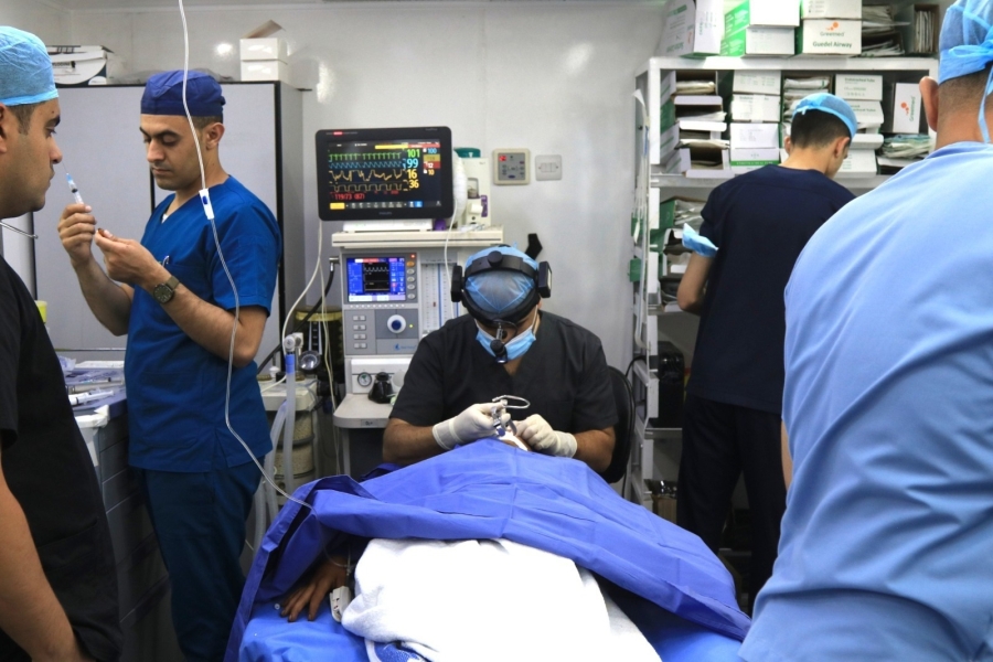 المستشفى الميداني الأردني نابلس 7 يباشر خدماته الطبية والعلاجية