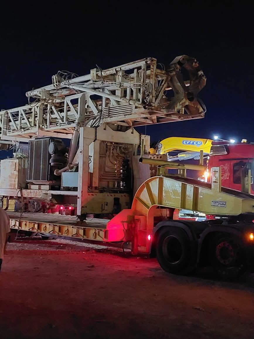 ضبط حفارة مياه مخالفة في الزرقاء