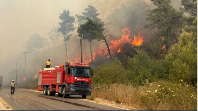 لليوم الرابع .. حرائق اللاذقية تواصل التهام الغابات وسوريا تطلب مزيداً من الدعم الدولي