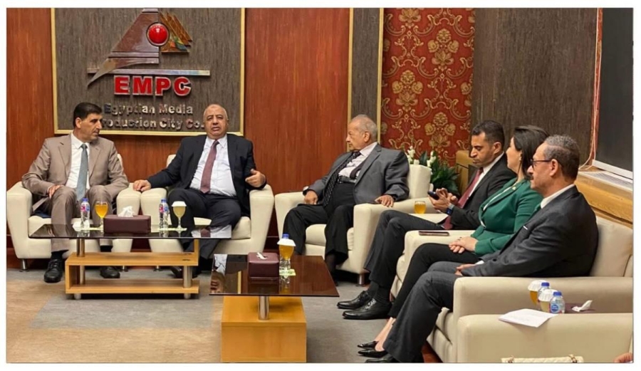 الإعلام النيابية والصحفيين تبحثان مع مدينة الإنتاج الإعلامي المصرية سبل التعاون