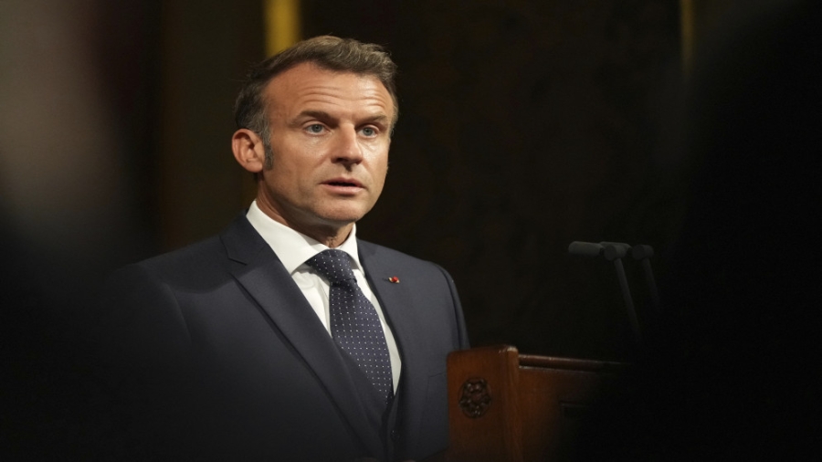 ماكرون يدعو لوقف إطلاق نار غير مشروط في غزة