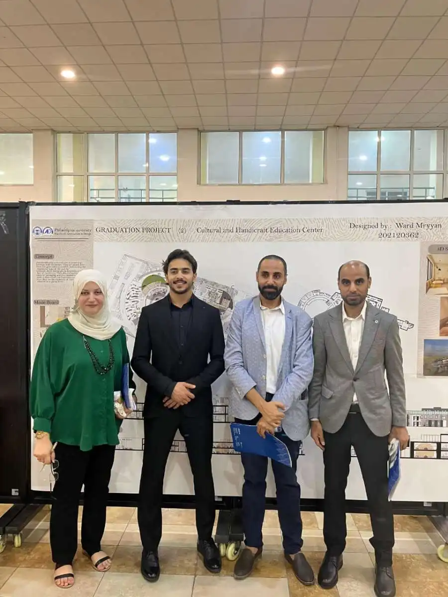 جامعة الزرقاء تشارك في مناقشات مشاريع التخرّج في الفنون والتصميم