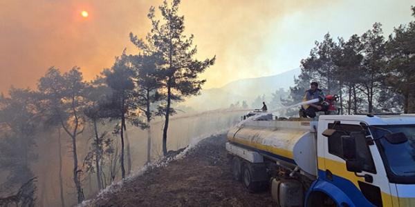 حرائق اللاذقية تحت السيطرة باستثناء بؤرتين في جبل التركمان