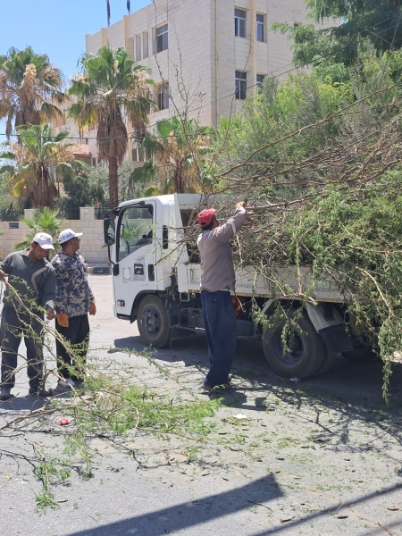 بلدية معان تطلق حملة لإزالة المشوهات البصرية وتعزيز المظهر الجمالي للمدينة