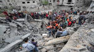 4 شهداء بقصف على أحياء بمدينة خان يونس