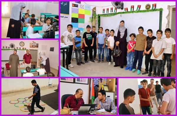 تربية معان تتابع فعاليات النادي الصيفي في مدرسة علي بن ابي طالب