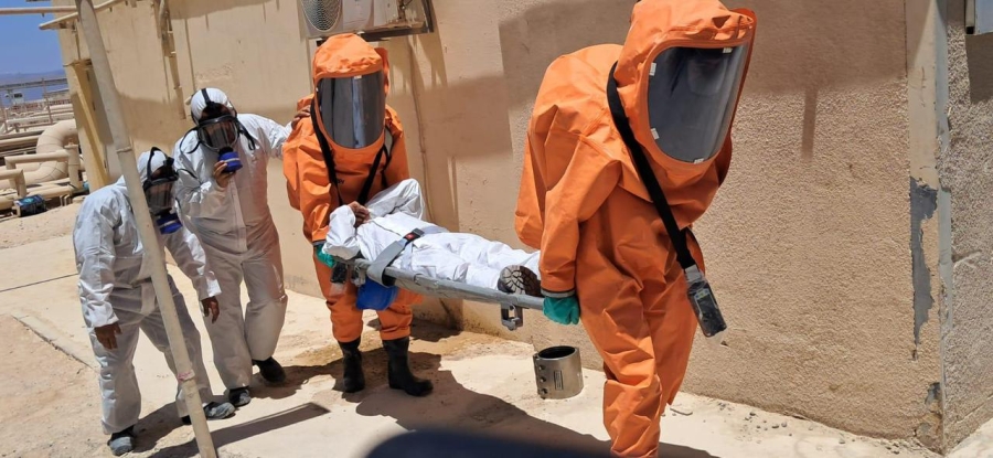 تمرين وهمي لمحاكاة تسرب غاز الأمونيا في العقبة