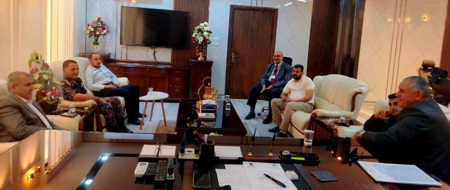 بحث تعزيز التعاون بين بلدية غرب إربد ومتصرفية اللواء