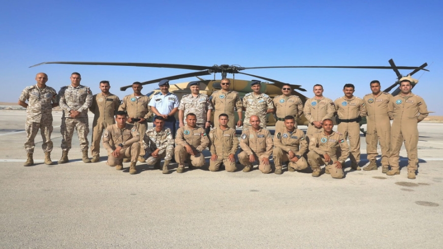 عودة الطائرات الأردنية بعد مشاركتها في إخماد حرائق الغابات في سوريا