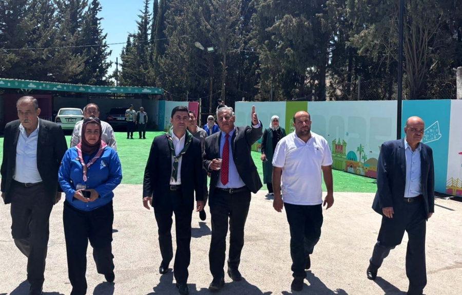 أمين عام وزارة الشباب يتفقد معسكرات الحسين في عجلون