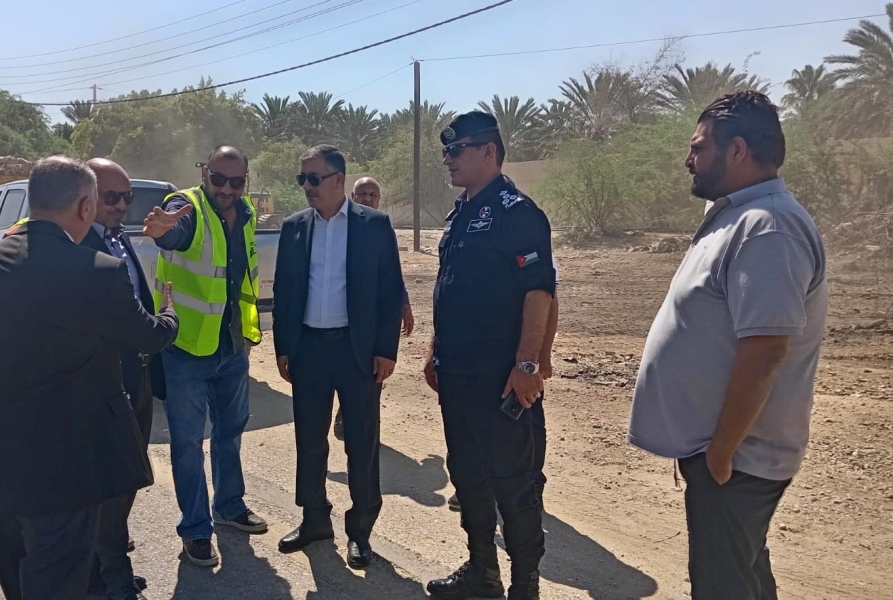 محافظ البلقاء يتفقد الخدمات في لواء الشونة الجنوبية