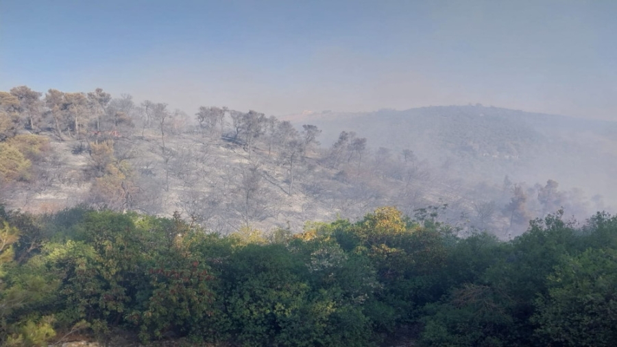 عمليات السيطرة على حريق أحراش جرش مستمرة والجهود تتكامل لإنهاء التبريد بدعم جوي