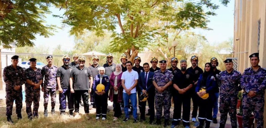 برنامج تدريبي لمتطوعي الدفاع المدني في العقبة