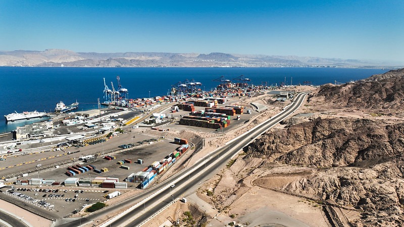 ربط استراتيجي جديد بين موانئ الصين والبحر الأحمر بينها العقبة