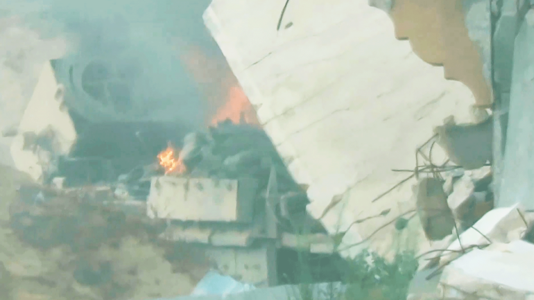 القسام تعلن استهداف ناقلة جنود للاحتلال في القطاع