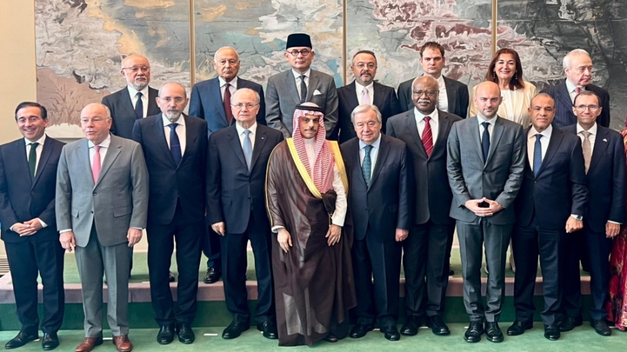 بمشاركة الأردن.. انطلاق المؤتمر الدولي لبحث تنفيذ حل الدولتين