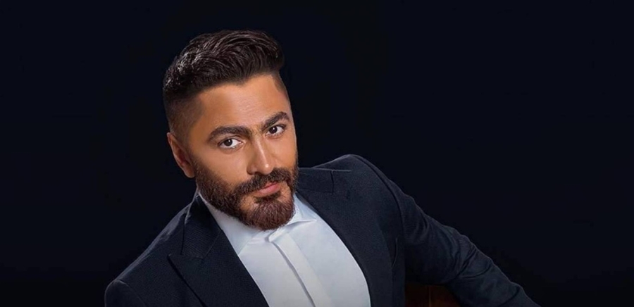 بعد العملية الجراحية التي خضع لها الشهر الماضي... أول ظهور لابن تامر حسني (صور)